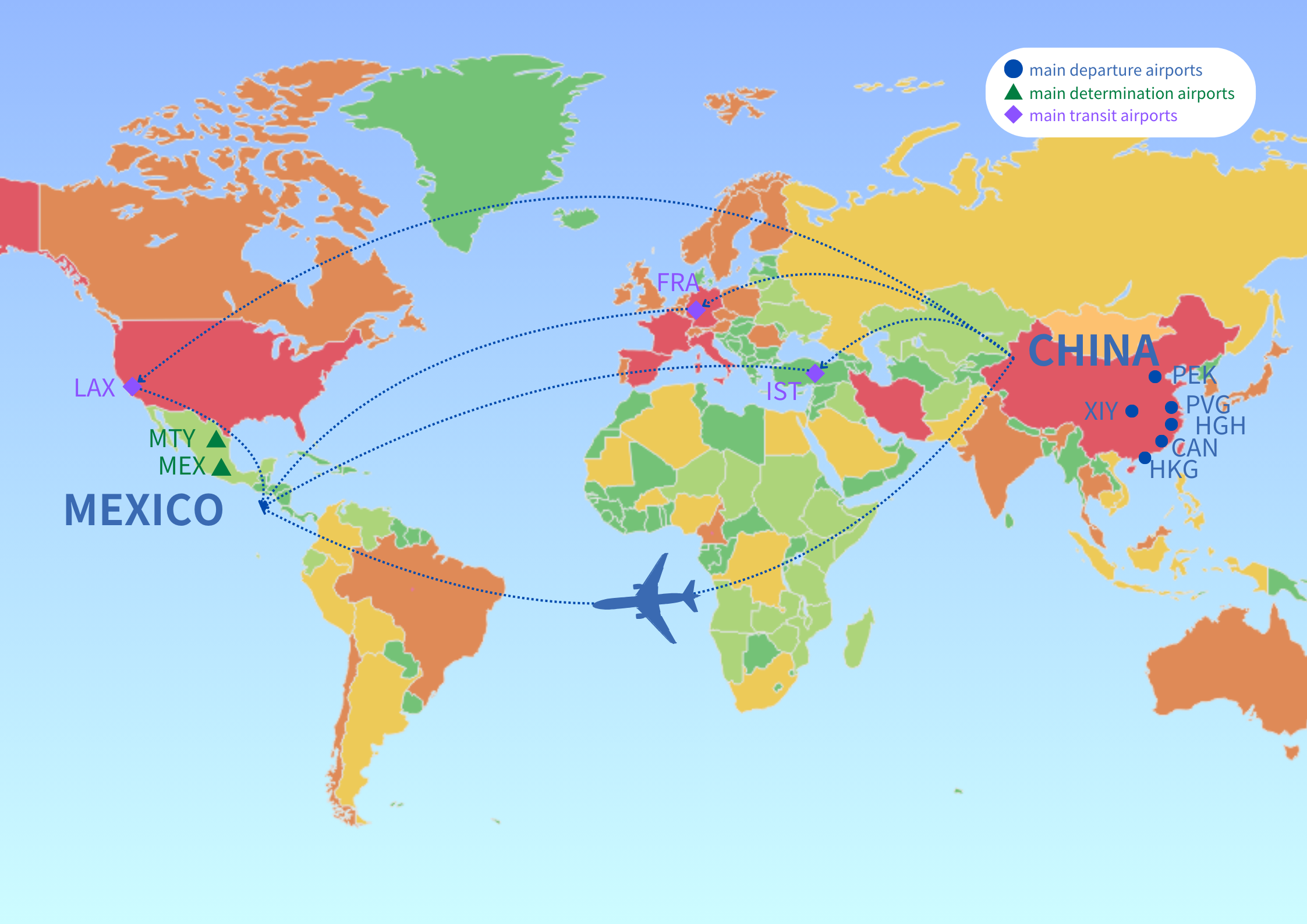 Air Cargo from China to Mexico
