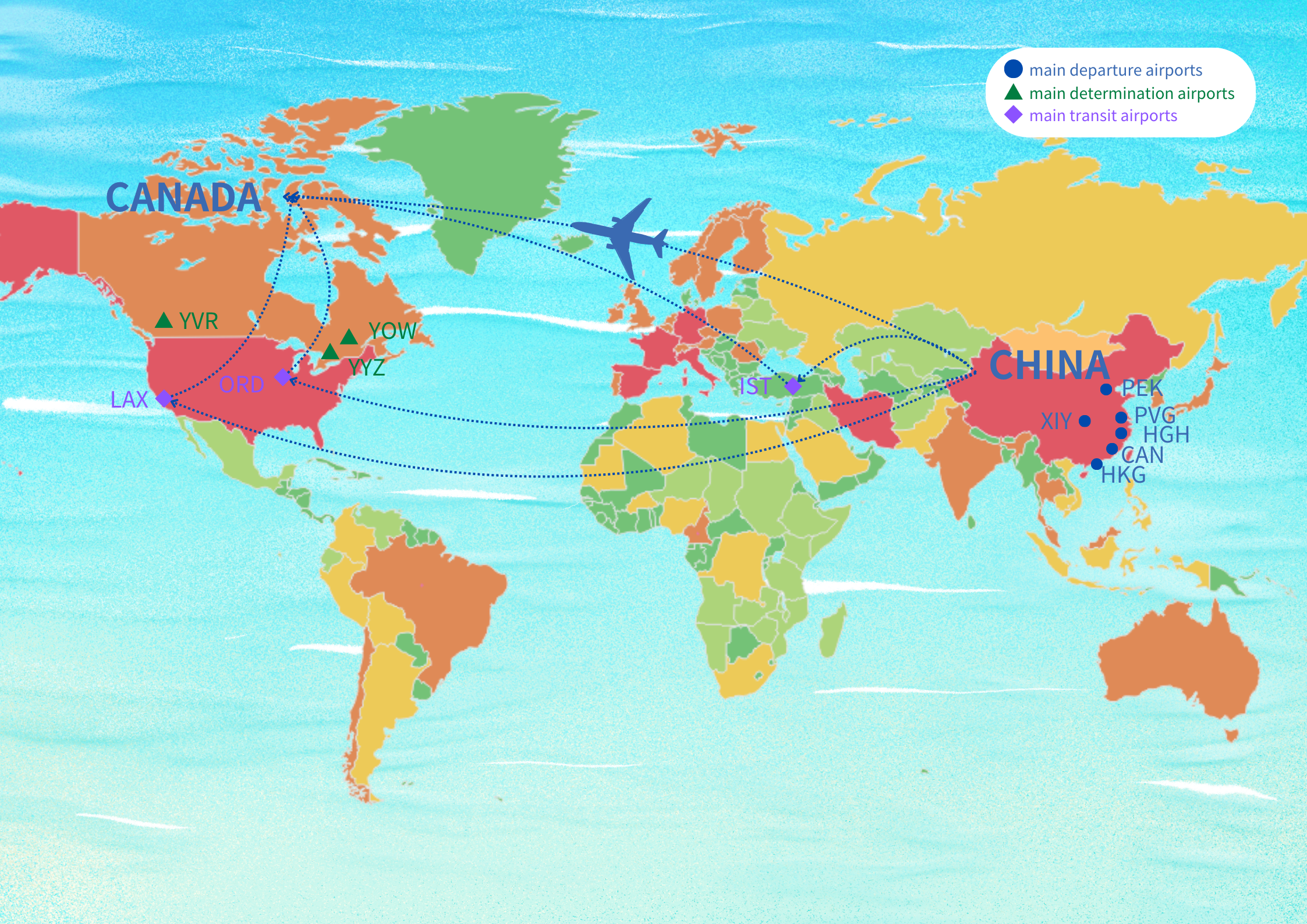 air cargo from China to Canada