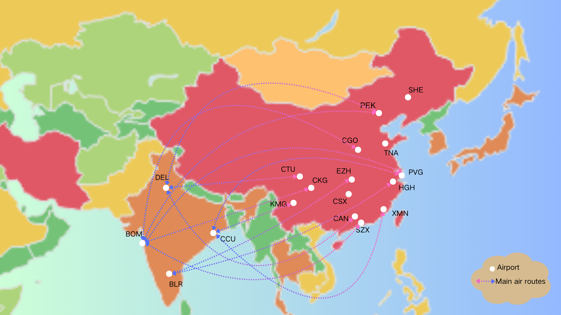 air freight from China to Indian